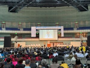 全国スポーツ推進委員研究協議会の開会式にて