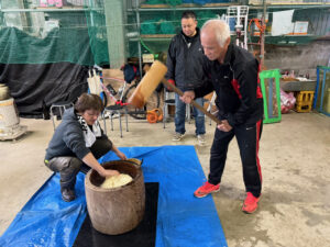 12臼つきました・・・