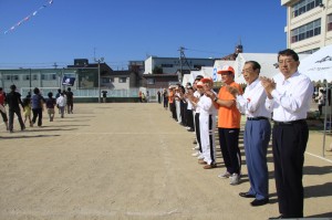 住民運動会開会式！